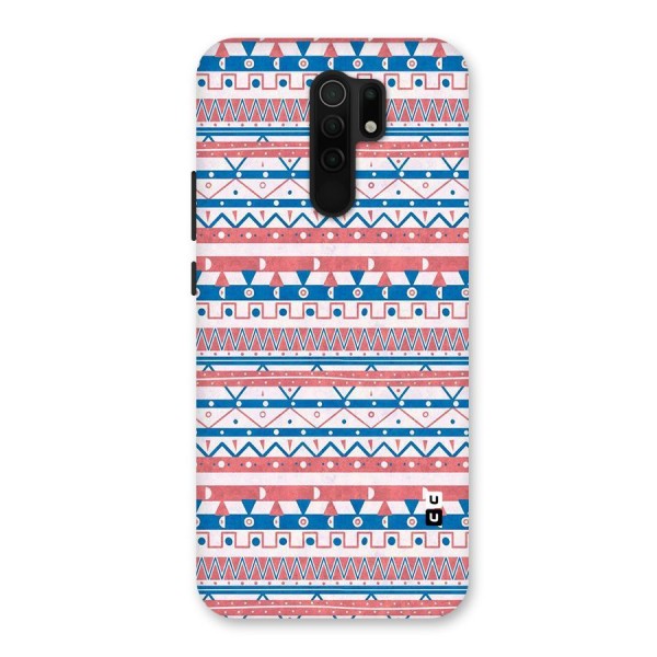 Seamless Ethnic Pattern Back Case for Redmi 9 Prime