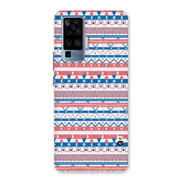 Seamless Ethnic Pattern Back Case for Vivo X50 Pro