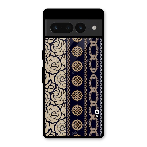 Seamless Pattern Glass Back Case for Google Pixel 7 Pro