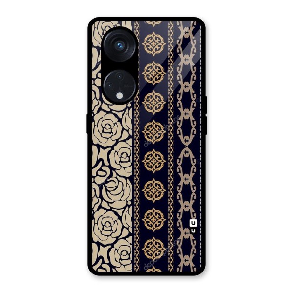 Seamless Pattern Glass Back Case for Reno8 T 5G