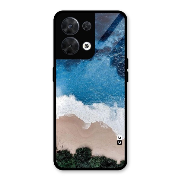 Seaside Glass Back Case for Oppo Reno8 5G