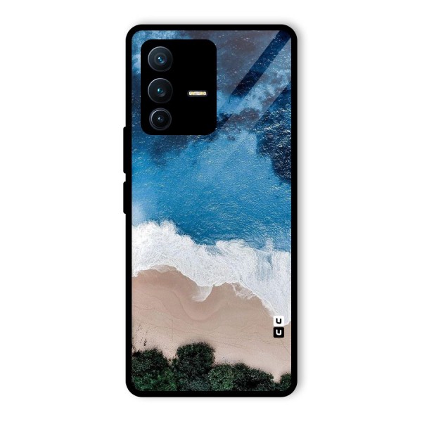 Seaside Glass Back Case for Vivo V23 Pro