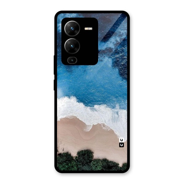 Seaside Glass Back Case for Vivo V25 Pro