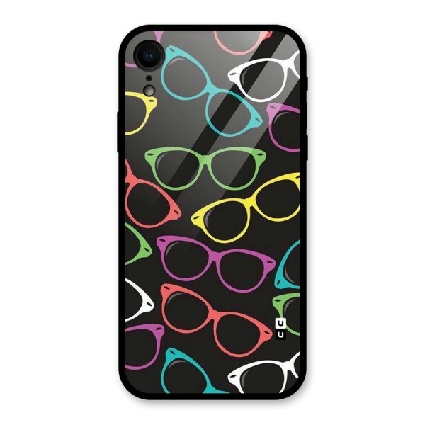 See Colours Glass Back Case for XR