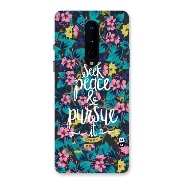 Seek Peace Back Case for OnePlus 8