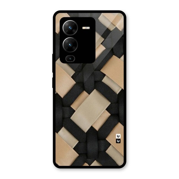 Shade Thread Glass Back Case for Vivo V25 Pro