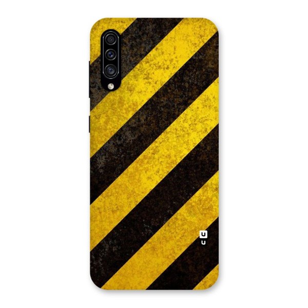 Shaded Yellow Stripes Back Case for Galaxy A30s