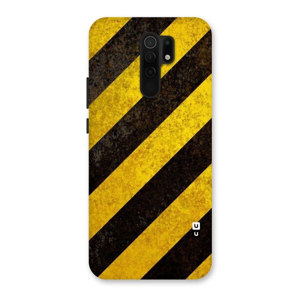 Shaded Yellow Stripes Back Case for Poco M2