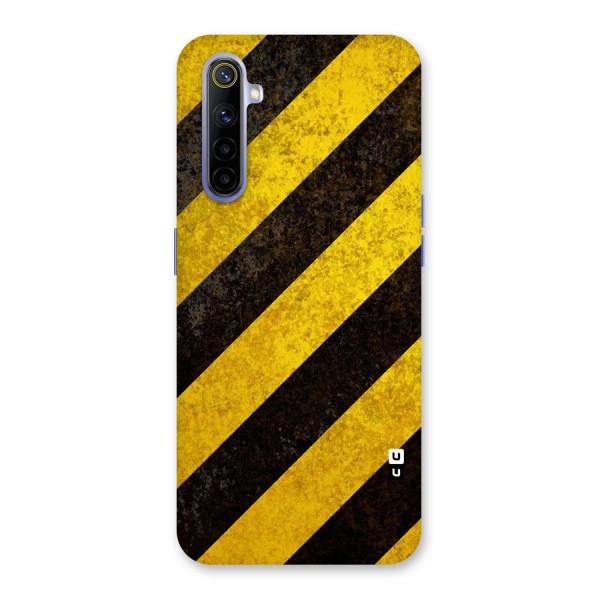 Shaded Yellow Stripes Back Case for Realme 6