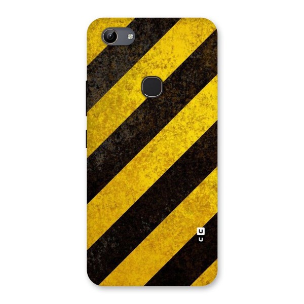 Shaded Yellow Stripes Back Case for Vivo Y81