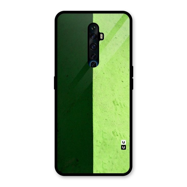 Shades Half Glass Back Case for Oppo Reno2 Z