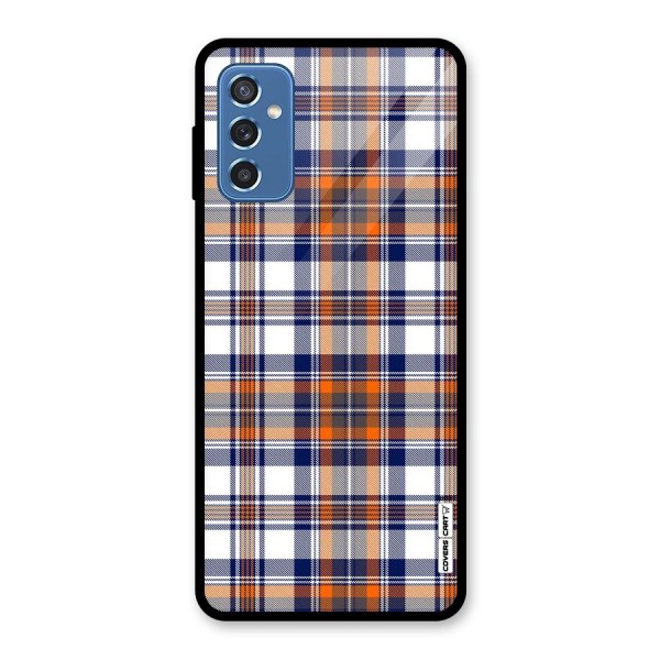 Shades Of Check Glass Back Case for Galaxy M52 5G