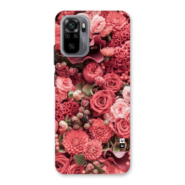 Shades Of Peach Back Case for Redmi Note 10