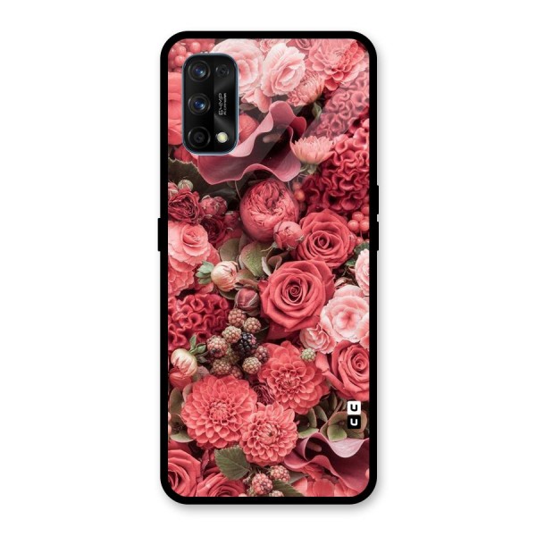 Shades Of Peach Glass Back Case for Realme 7 Pro