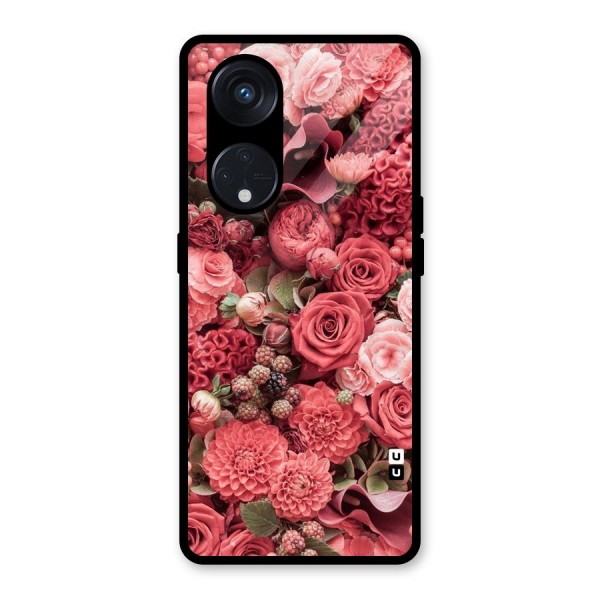 Shades Of Peach Glass Back Case for Reno8 T 5G