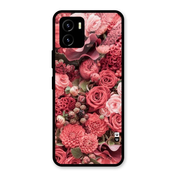 Shades Of Peach Glass Back Case for Vivo Y15s