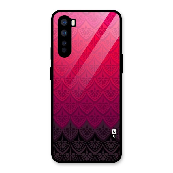 Shades Red Design Glass Back Case for OnePlus Nord