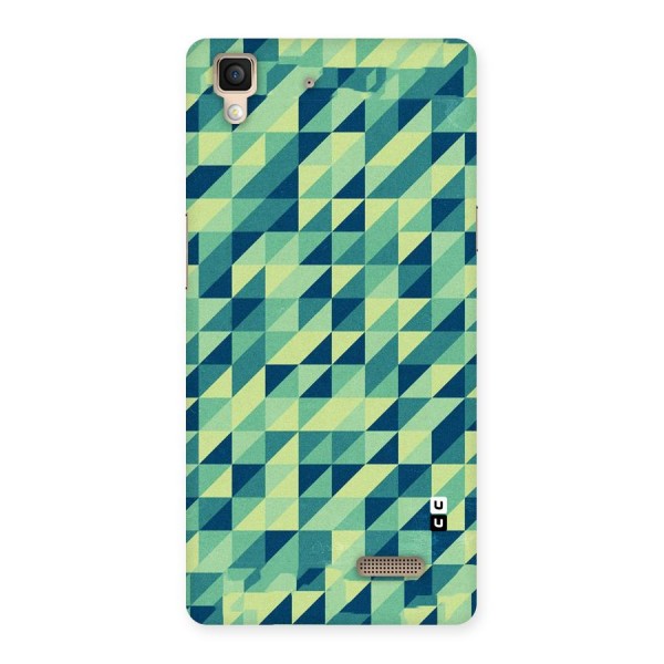 Shady Green Back Case for Oppo R7