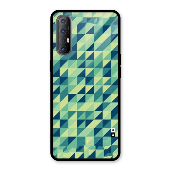 Shady Green Glass Back Case for Oppo Reno3 Pro