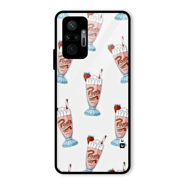 Shake Design Glass Back Case for Redmi Note 10 Pro