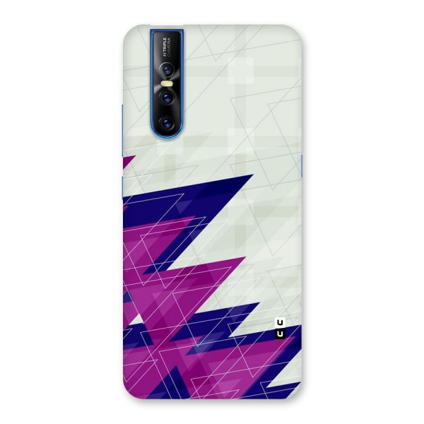 Sharp Abstract Design Back Case for Vivo V15 Pro