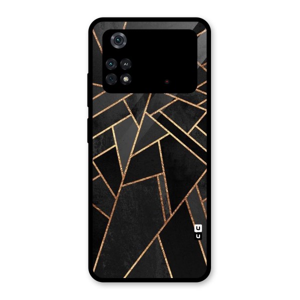 Sharp Tile Glass Back Case for Poco M4 Pro 4G