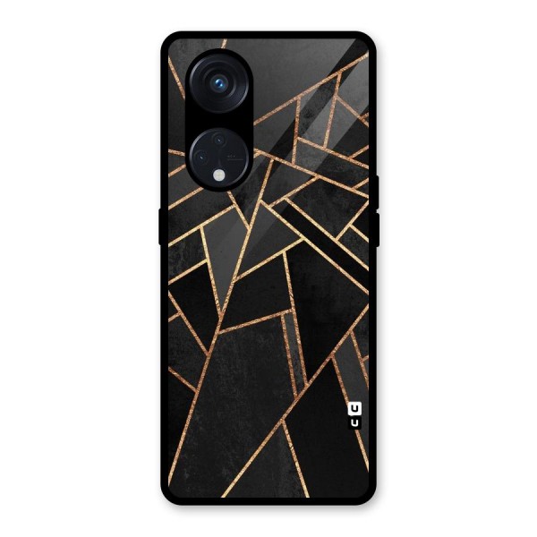 Sharp Tile Glass Back Case for Reno8 T 5G