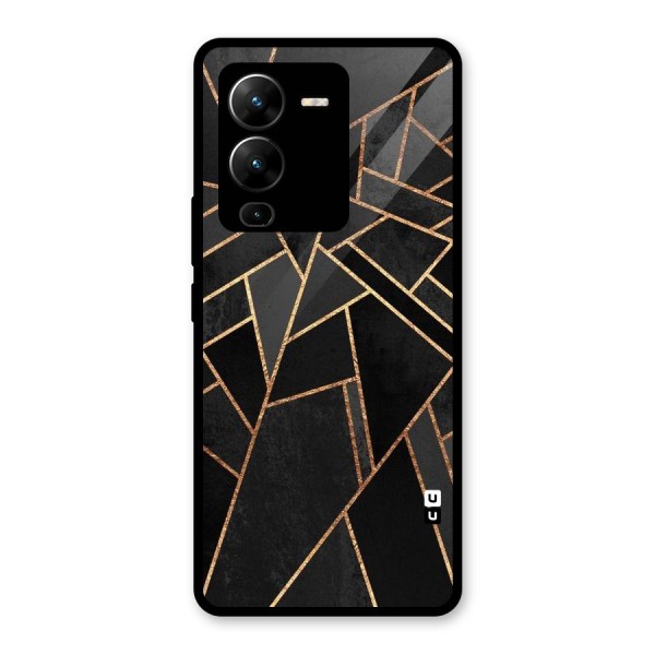 Sharp Tile Glass Back Case for Vivo V25 Pro