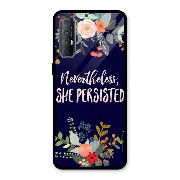 She Persisted Glass Back Case for Oppo Reno3 Pro