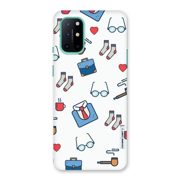 Shirt Spectacles Pattern Back Case for OnePlus 8T