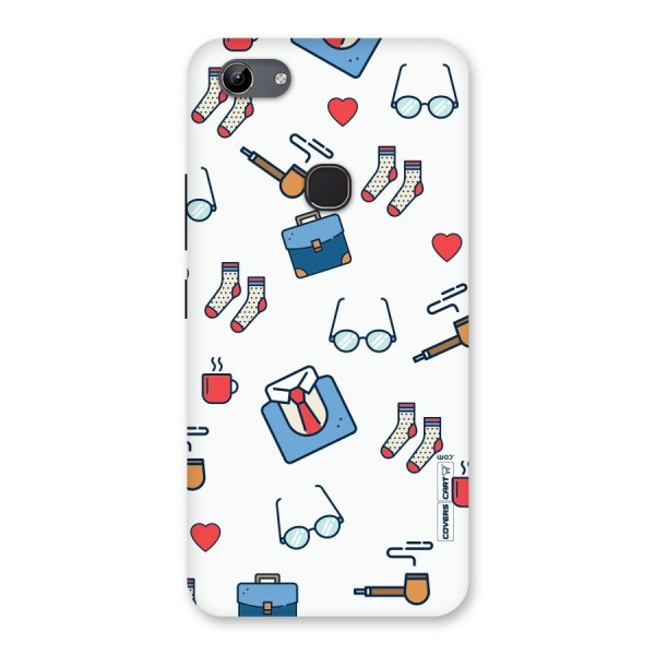 Shirt Spectacles Pattern Back Case for Vivo Y81