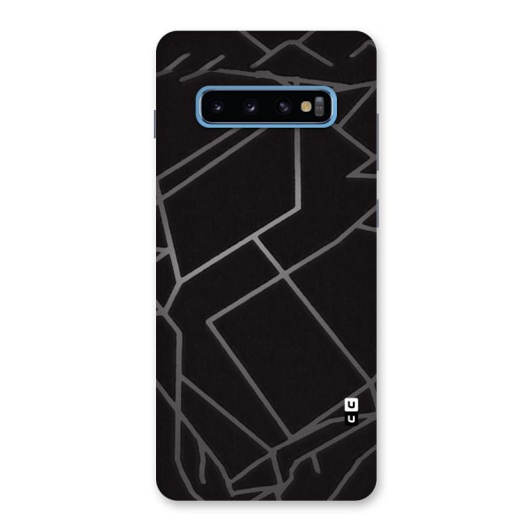 Silver Angle Design Back Case for Galaxy S10 Plus