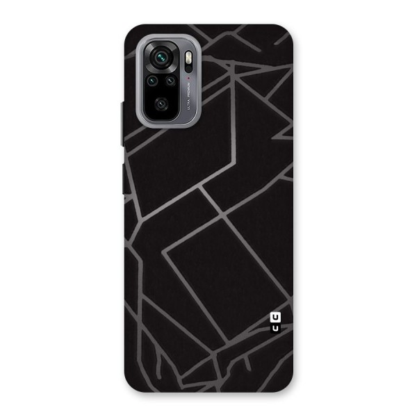 Silver Angle Design Back Case for Redmi Note 10