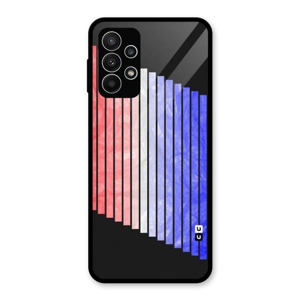 Simple Bars Glass Back Case for Galaxy A23