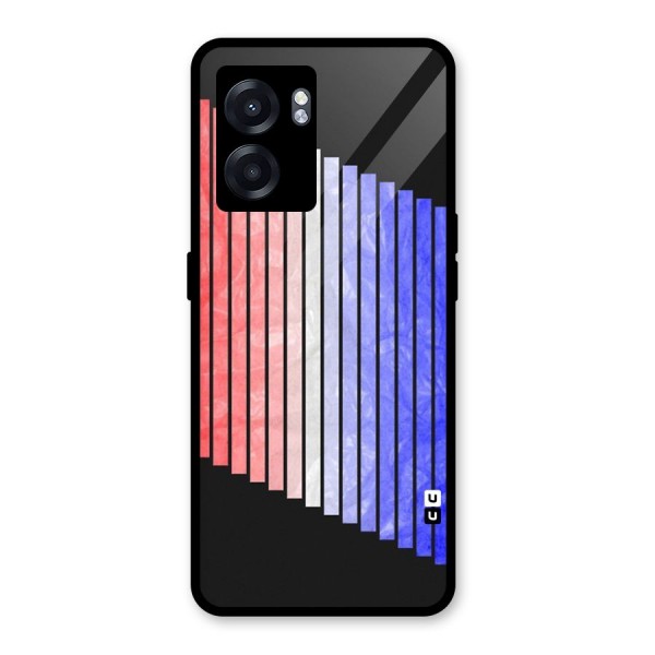 Simple Bars Glass Back Case for Oppo K10 (5G)