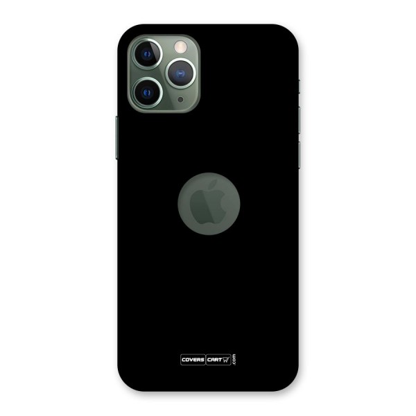 Simple Black Back Case for iPhone 11 Pro Logo  Cut