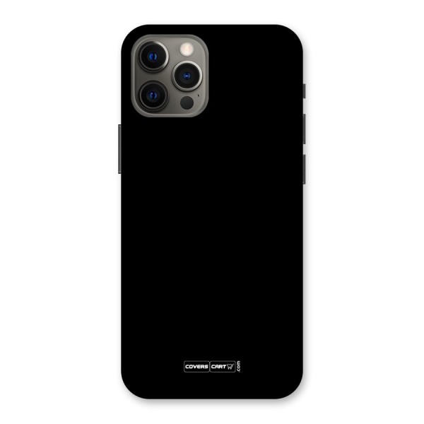 Simple Black Back Case for iPhone 12 Pro Max