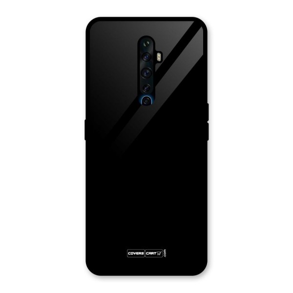 Simple Black Glass Back Case for Oppo Reno2 Z