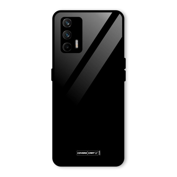 Simple Black Glass Back Case for Realme GT 5G