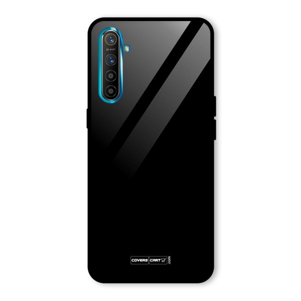 Simple Black Glass Back Case for Realme X2