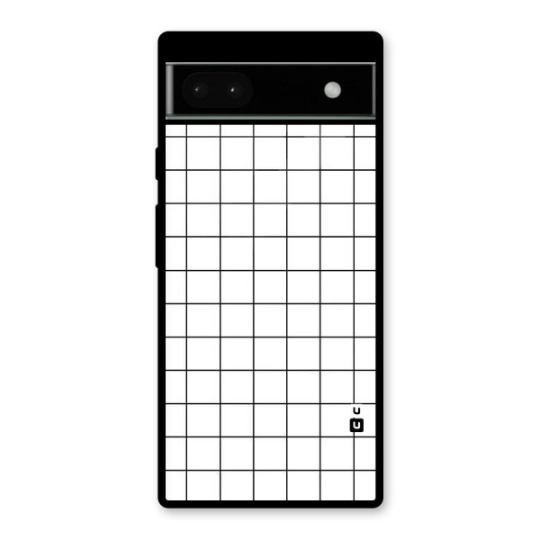 Simple Checks Glass Back Case for Google Pixel 6a