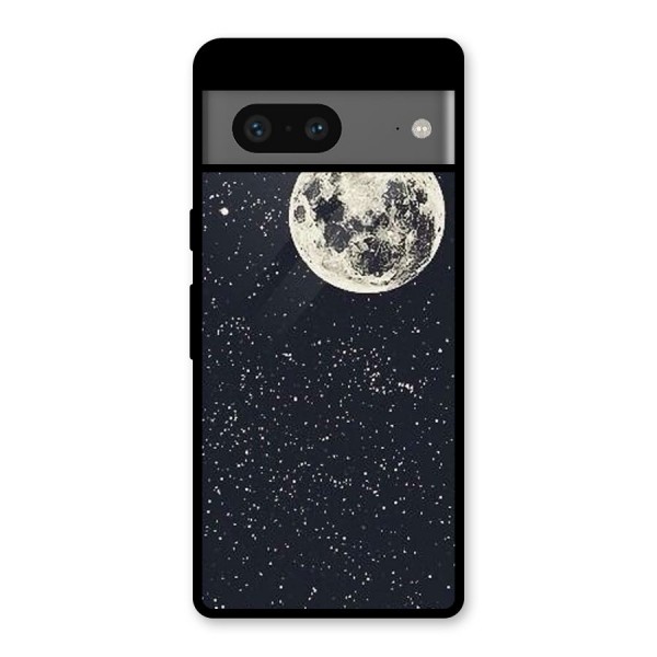 Simple Galaxy Glass Back Case for Google Pixel 7