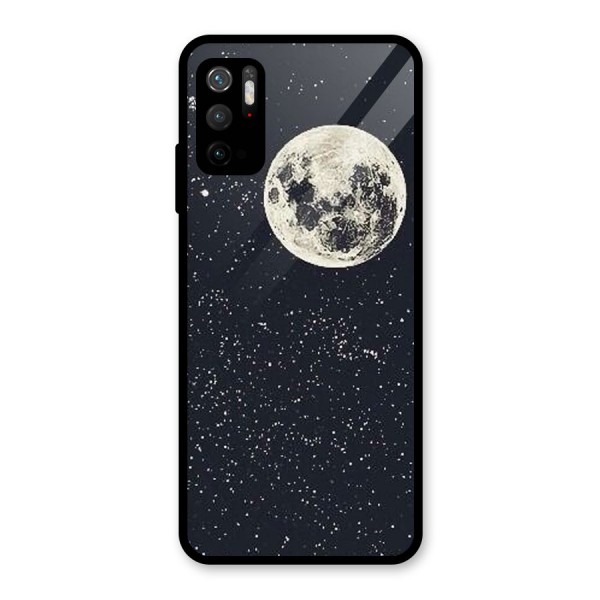 Simple Galaxy Glass Back Case for Poco M3 Pro 5G