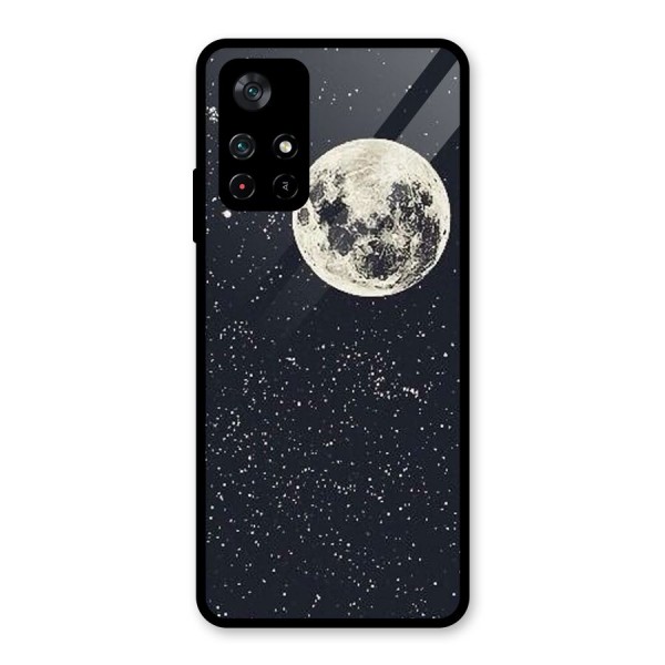 Simple Galaxy Glass Back Case for Poco M4 Pro 5G