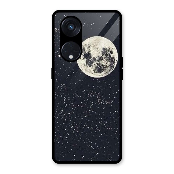 Simple Galaxy Glass Back Case for Reno8 T 5G