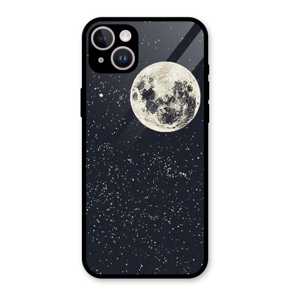 Simple Galaxy Glass Back Case for iPhone 14 Plus