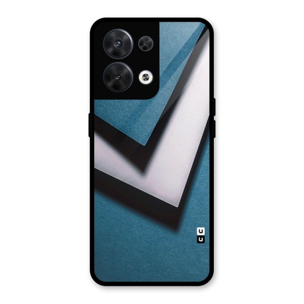 Simple Right Tick Glass Back Case for Oppo Reno8 5G