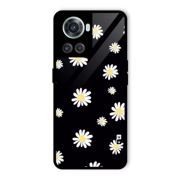 Simple Sunflowers Pattern Glass Back Case for OnePlus 10R