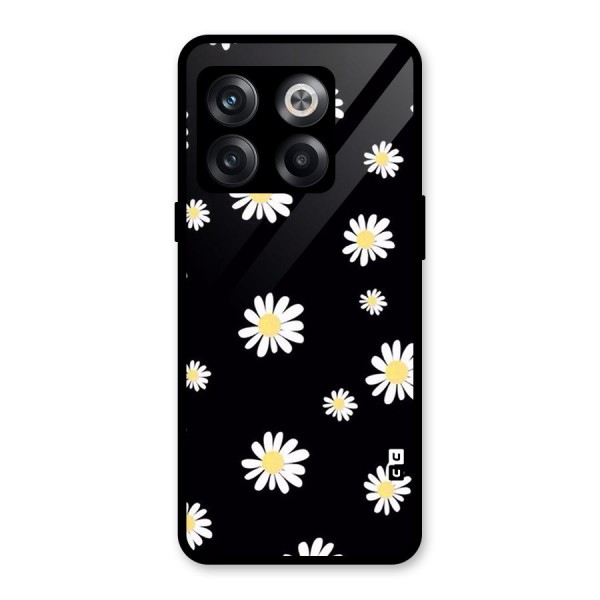 Simple Sunflowers Pattern Glass Back Case for OnePlus 10T