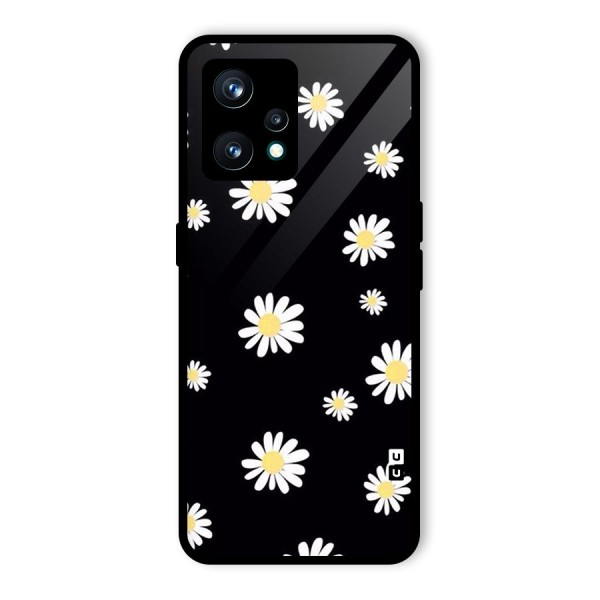 Simple Sunflowers Pattern Glass Back Case for Realme 9